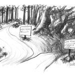 High Road Low Road Cartoon