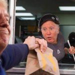 Trump Biden Mcdonalds