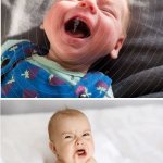 Happy Baby Cry Baby meme