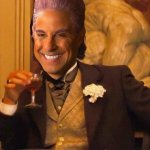 Caesar Flickerman Laughing Leo template