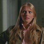 Suspicious Girl from slasher movie