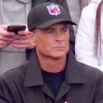 Rob Lowe nfl hat