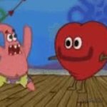 Patrick heart man GIF Template