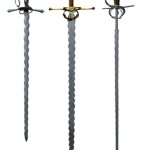 Three Flamberge Swords