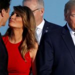 Melania with Trudeau and husband