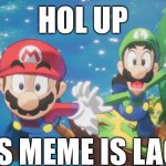 Laced Mario meme