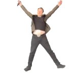 Elon jumping like a dipshit