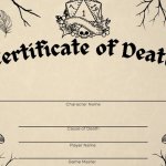 Certificate of Death (Dungeons & Dragons)