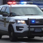 police car responding