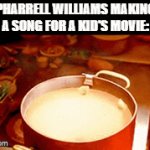 Ngl it kinda goes hard | PHARRELL WILLIAMS MAKING A SONG FOR A KID'S MOVIE: | image tagged in gifs,despicable me | made w/ Imgflip video-to-gif maker