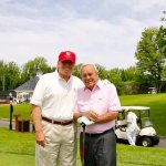 Donald Trump and Arnold Palmer