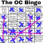 Most of it is just an clown oc | image tagged in the oc bingo | made w/ Imgflip meme maker