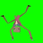 Darly boxman but hes dancing on his head GIF Template