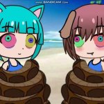 Gumball and Wan-chan hypnotized | image tagged in gumball and wan-chan hypnotized from kaa | made w/ Imgflip meme maker