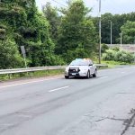 police car responding