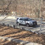 police car responding