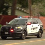 police car responding