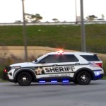 police car responding