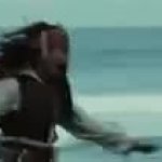 Jack Sparrow running full meme GIF Template