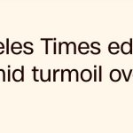 Not looking good, LA Times