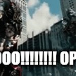 Optimus prime kills sentinel prime | NOOOOOO!!!!!!!! OPTIMUS | image tagged in gifs,optimus prime,sentinel prime | made w/ Imgflip video-to-gif maker