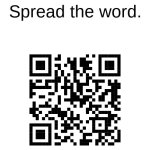 Spread the word qr code