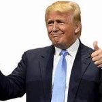 Trump two thumbs up