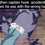 "SHIVER ME TIMBERS" | When captain hook  accidently wipes his ass with the wrong hand: | image tagged in gifs,funny,funny memes,fun,funny meme,lol so funny | made w/ Imgflip video-to-gif maker