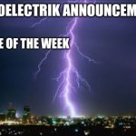 TwoElectrik Announcement template