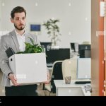 Man Fired Leaves with Box