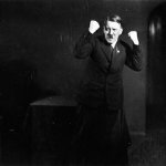 Hitler Raising Fist