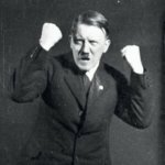 Hitler Raising Fist meme