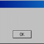 Windows 98 error message