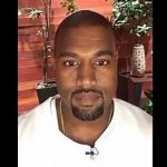 kanye looking at camera