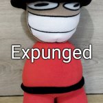 Expunged | Expunged | image tagged in epxunge,friday night funkin,dave and bambi,blursed | made w/ Imgflip meme maker