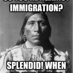 Indigenous take on immigration