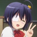 Rikka smiling