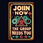 sign of join now, the cult needs you