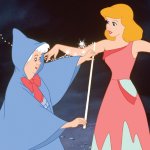 Cinderella and fairy godmother