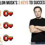 Elon Musk's 3 Keys To Success template