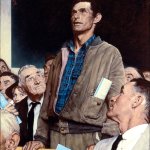 "Freedom of Speech" by Norman Rockwell