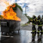 Dumpster fire training