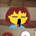 Frisk surprised