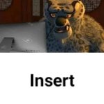 Tai Lung Reacts To Meme (Blank Template)