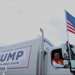 Trump garbage truck