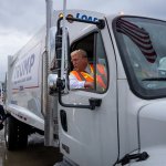 Trump garbage truck