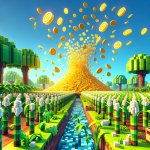 minecraft sugar cane farm coins falling from the sky