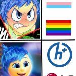 Inside out joy hates cringe and loves technology | image tagged in inside out joy hates and loves meme,lgbt,transgender,lgtv,transhumanism,inside out joy | made w/ Imgflip meme maker