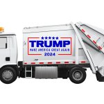 TRUMP Garbage Truck Left