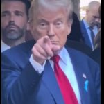 Trump pointing